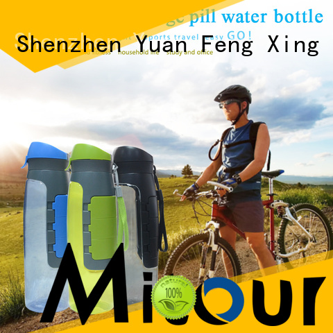 portable silicone water bottle supplier for water storage