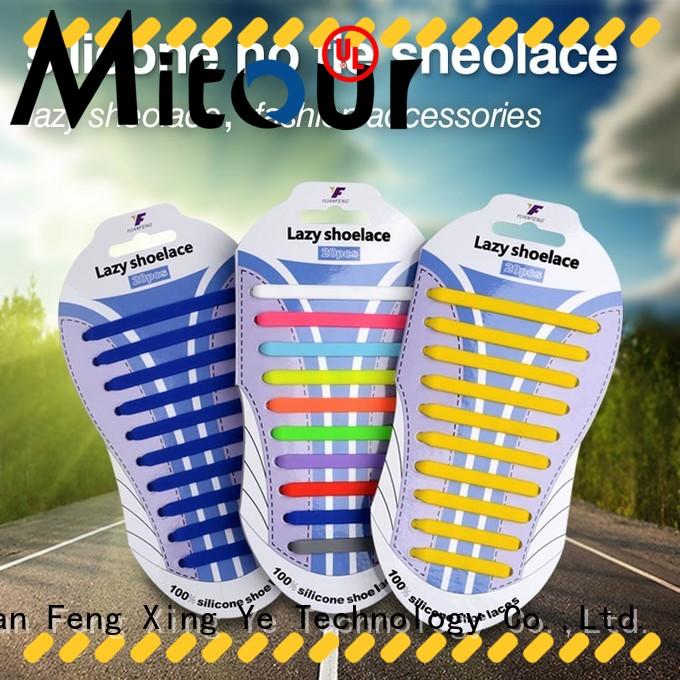 Mitour Silicone Products custom types of shoelaces shoelaces for child