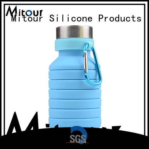 Mitour Silicone Products squeeze silicone collapsible bottle for water storage