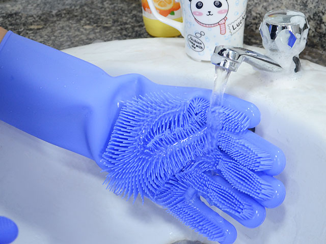 on-sale silicone scrubbing gloves ODM for housewife-12