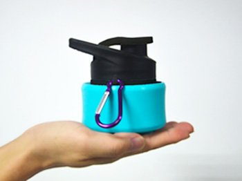 collapsible collapsible silicone water bottle for wholesale for water storage-7