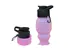 Mitour Silicone Products straight foldable silicone water bottle sports for water storage