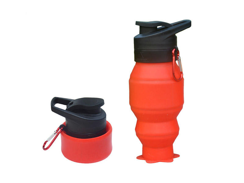 collapsible silicone bottle sleeve sports for wholesale for water storage