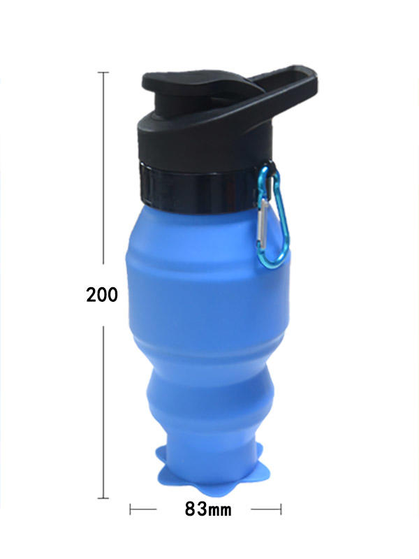 silicone folding water bottle sports for water storage Mitour Silicone Products