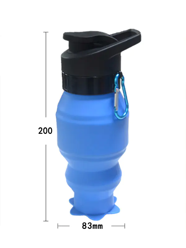 collapsible silicone water bottle for water storage Mitour Silicone Products