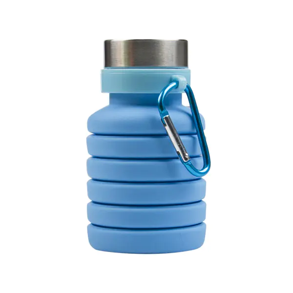 folding silicone water bottle for water storage