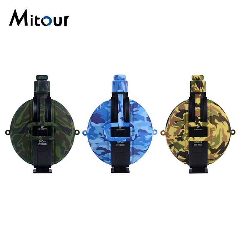 camouflage silicone water bottle
