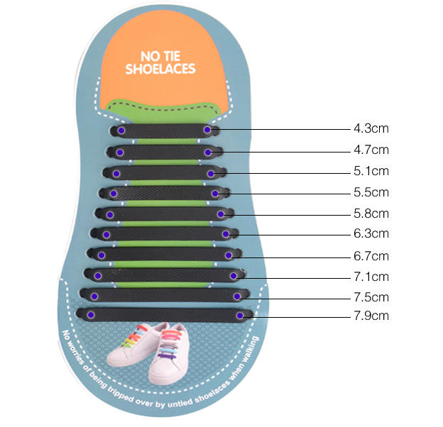 high-quality no tie elastic silicone shoelace shoelaces for boots Mitour Silicone Products