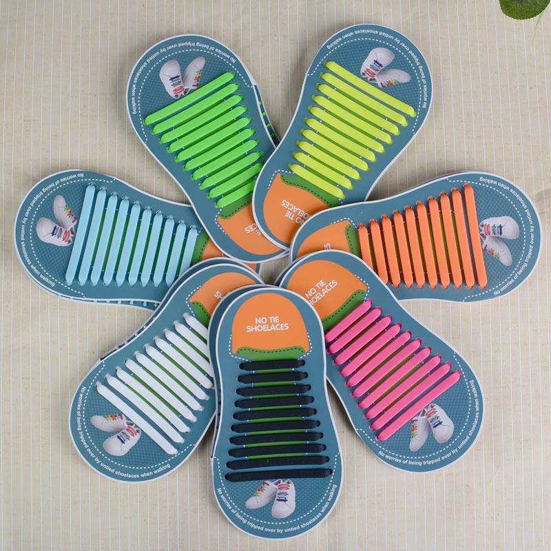 Mitour Silicone Products bulk no tie shoelaces silicone for shoes