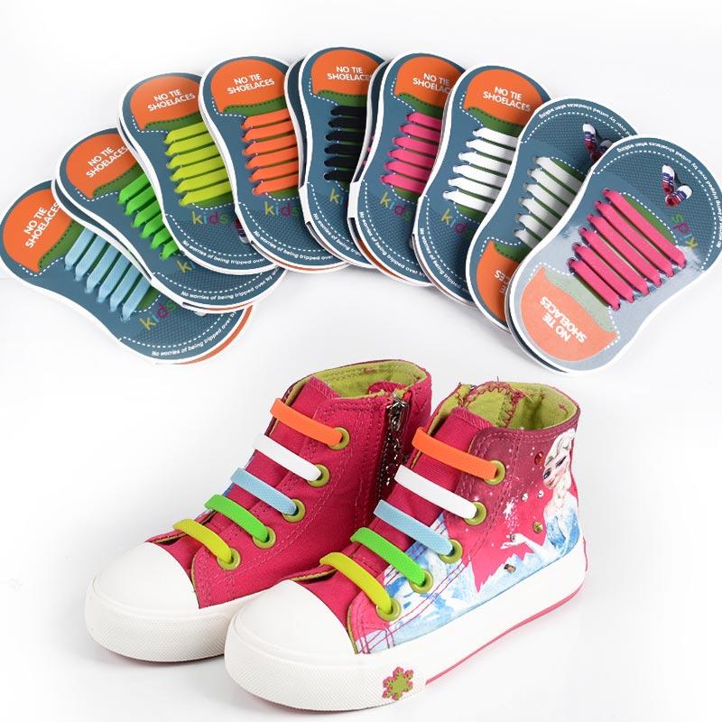 Mitour Silicone Products hot-sale silicone laces shoelaces for child