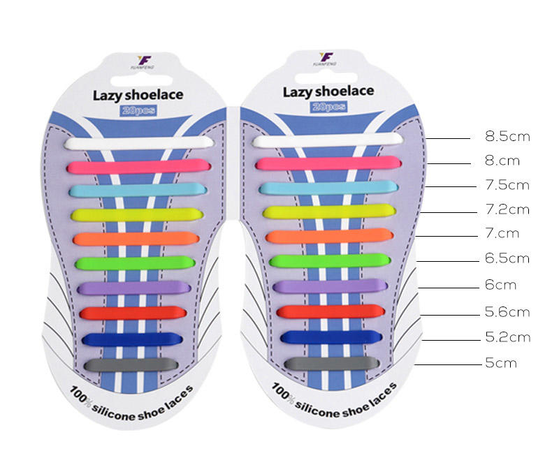 no tie silicone shoelaces shoe laces lazy for boots Mitour Silicone Products