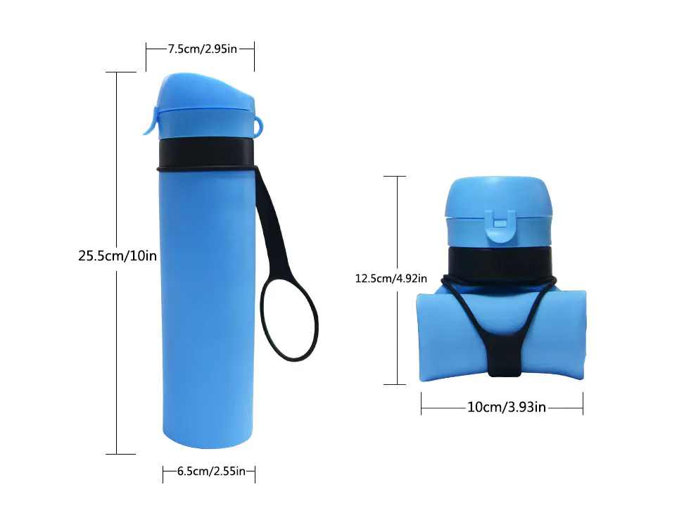 Mitour Silicone Products squeeze eco glass bottle for wholesale for water storage
