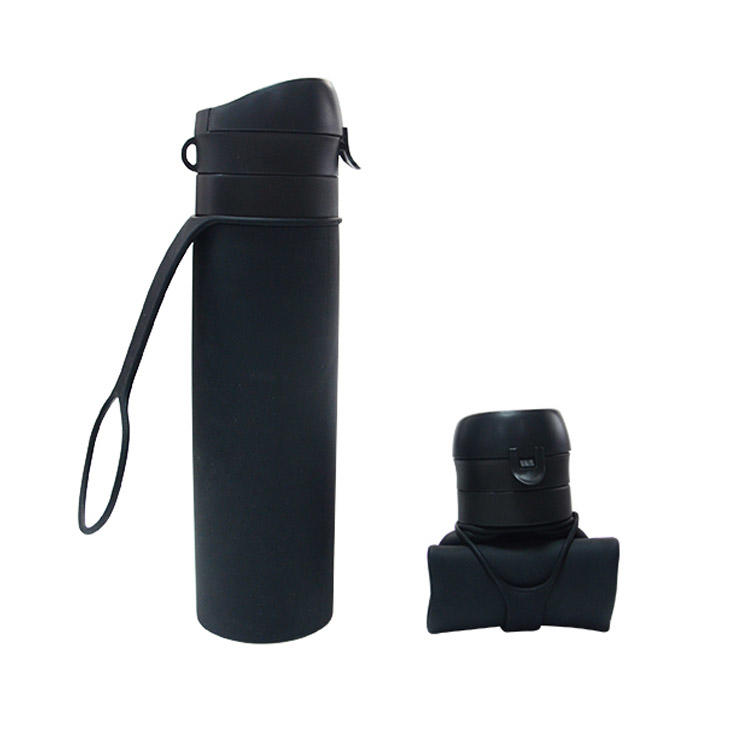 collapsible silicone water bottle collapsible for water storage Mitour Silicone Products