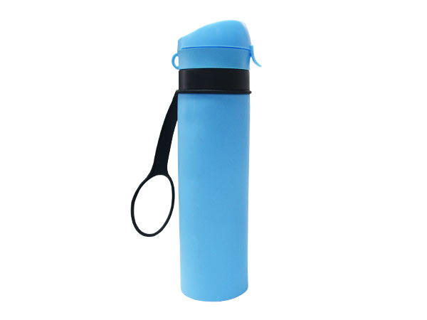 collapsible water bottle silicone football for water storage Mitour Silicone Products