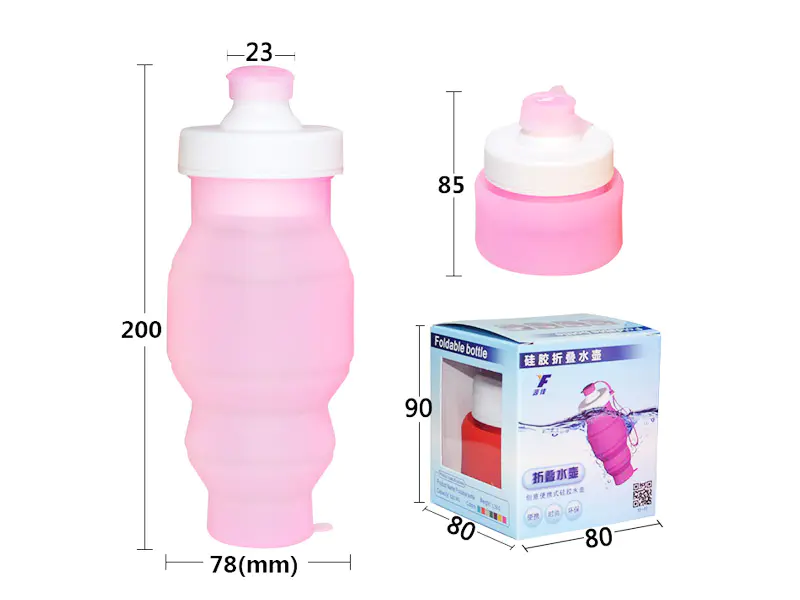 Mitour Silicone Products folding silicone collapsible bottle camouflage for children
