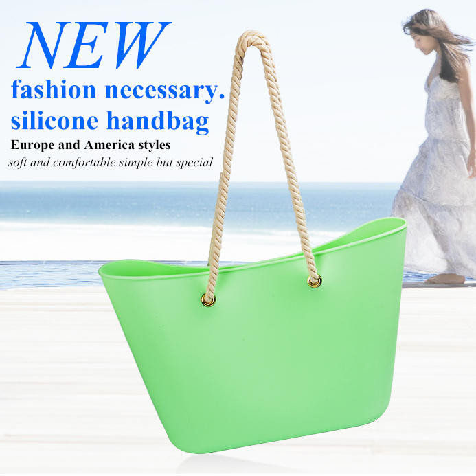 silicone handbag beach bag