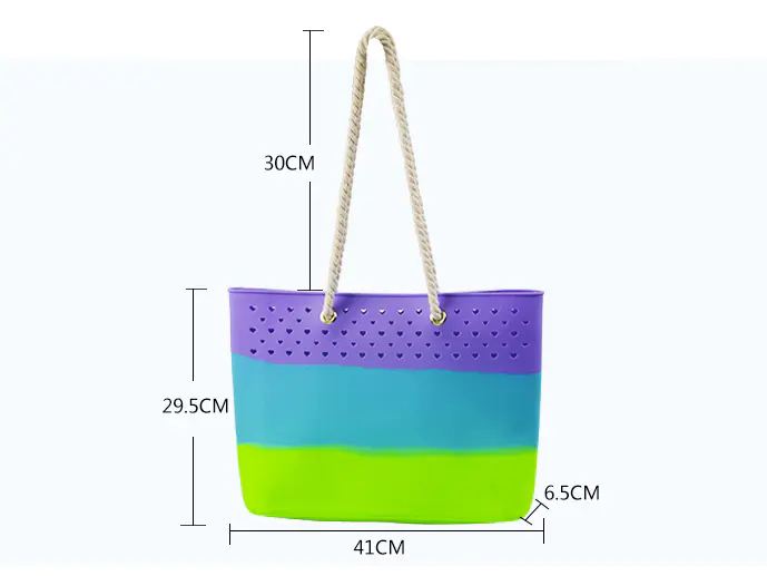 collapsible silicone shoulder bag for travel Mitour Silicone Products