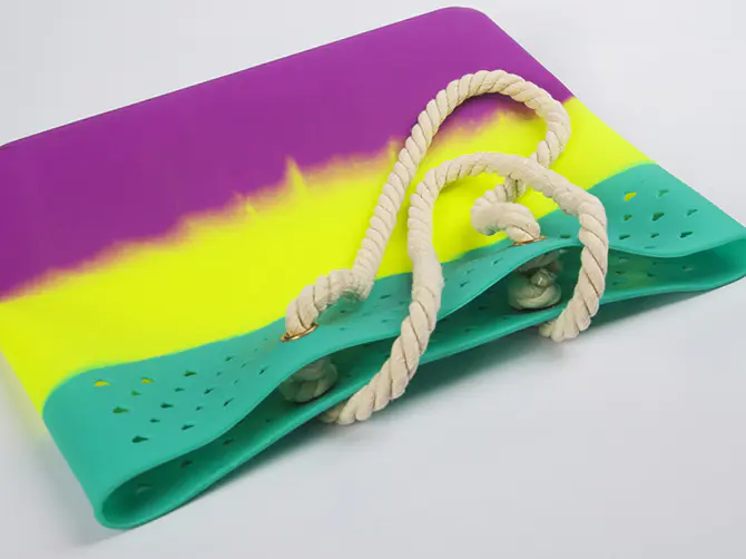 collapsible silicone bags custom handbag for trip