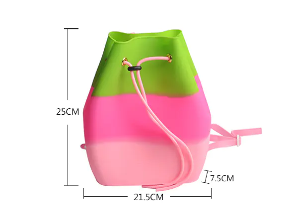 shoulder silicone bags handbag for girls