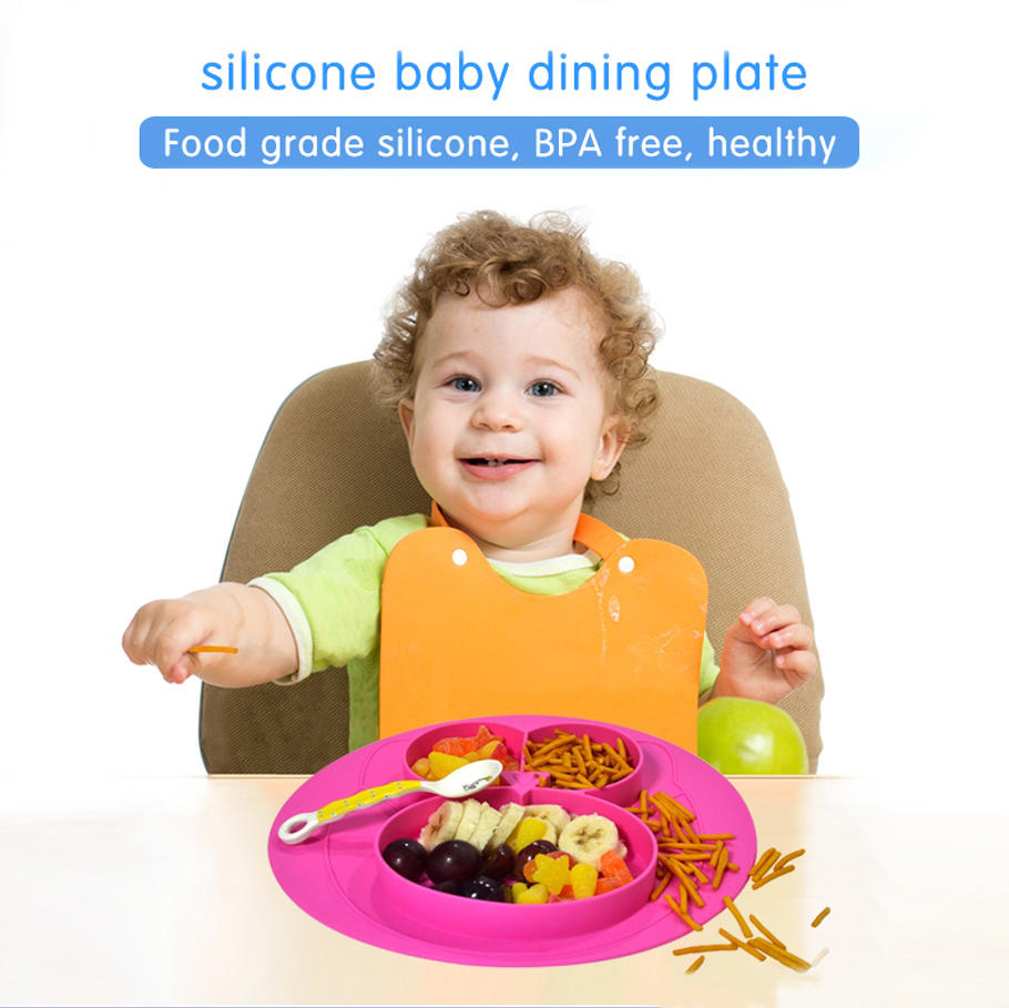 Mitour Silicone Products hot-sale baby plate silicone placemat for children