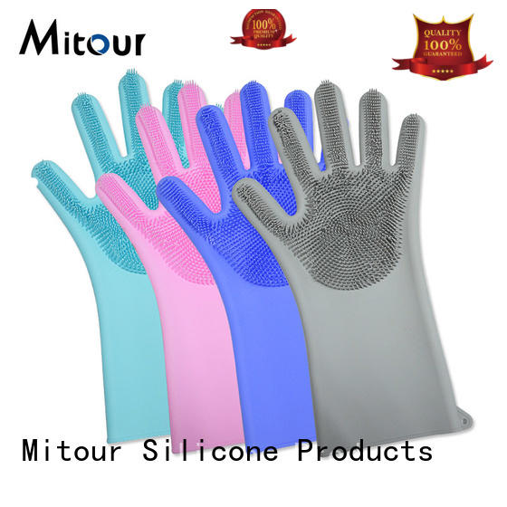 wash dishes gloves cleaning for housewife Mitour Silicone Products