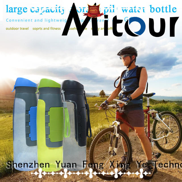silicone squeeze water bottle supplier for water storage Mitour Silicone Products
