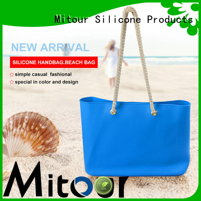 Mitour Silicone Products beach tote handbag tote for travel