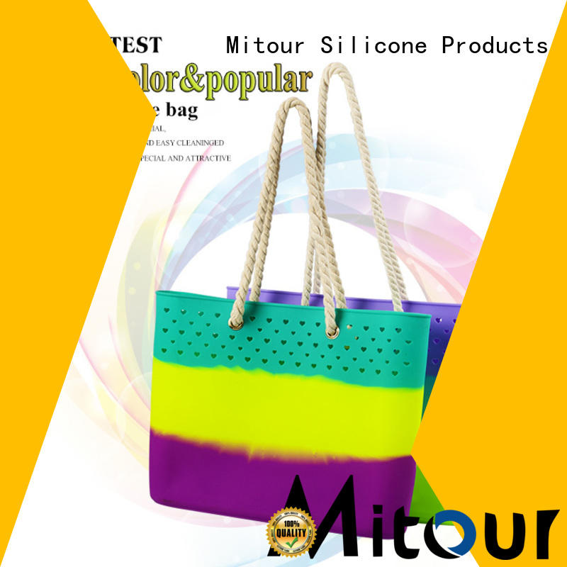 Mitour Silicone Products wholesale silicone hand bag handbag for school