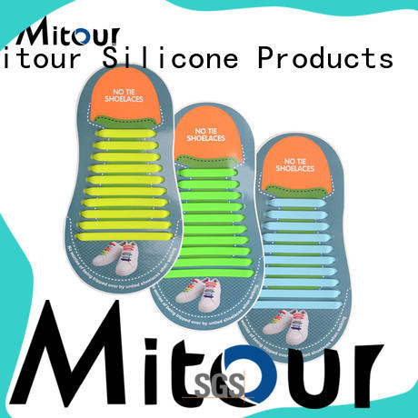 Mitour Silicone Products no tie toddler shoe laces factory for shoes