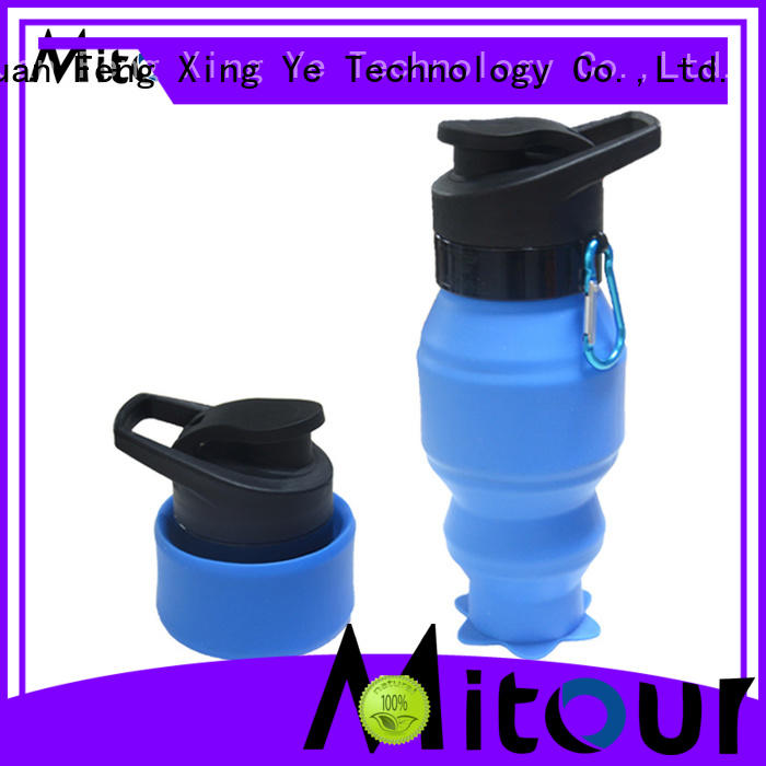 portable silicone bottle cup for wholesale for water storage