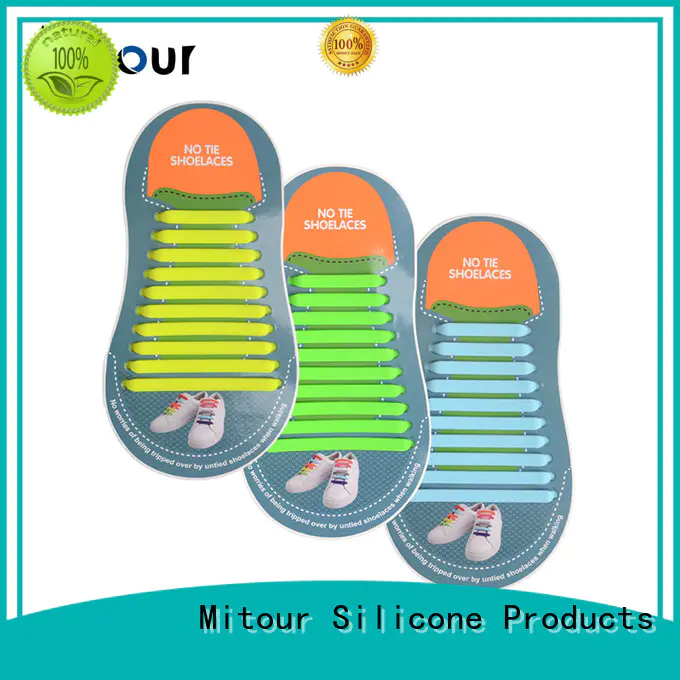 silicone shoelaces shoe laces silicone for child Mitour Silicone Products