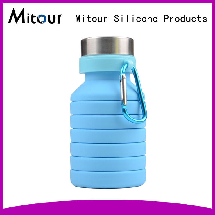 Mitour Silicone Products Wholesale 750ml glass water bottle supplier for children