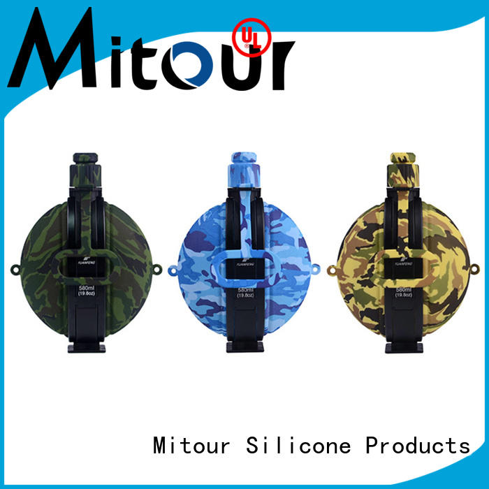 Mitour Silicone Products collapsible silicone foldable water bottle supplier for children