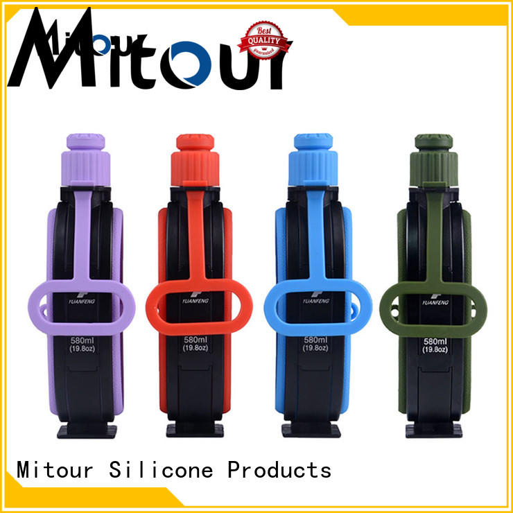 Mitour Silicone Products folding silicone foldable bottle for water storage