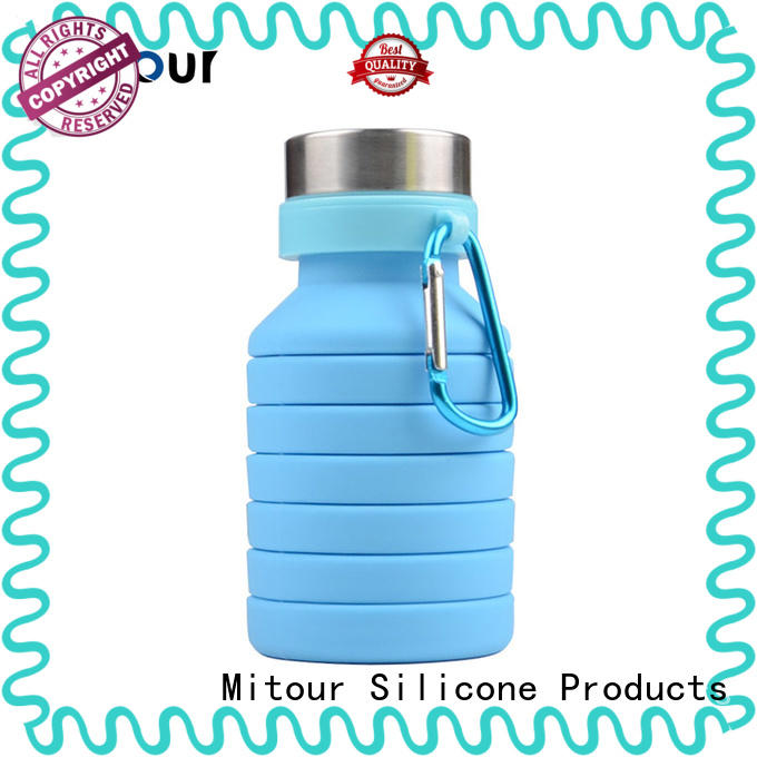 cup silicone collapsible bottle outdoor for water storage Mitour Silicone Products