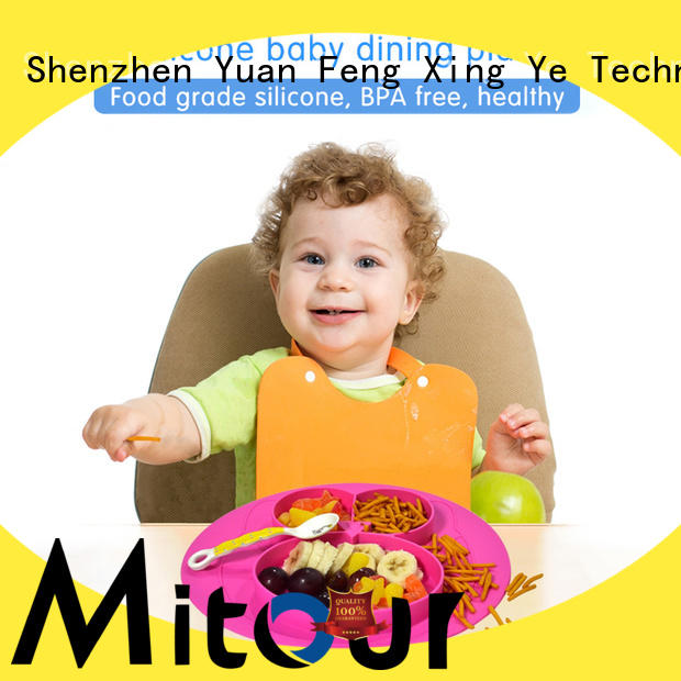 Mitour Silicone Products hot-sale baby plate silicone placemat for children
