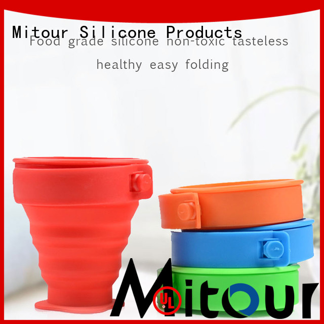 Mitour Silicone Products foldable silicone travel bottles bulk production for children