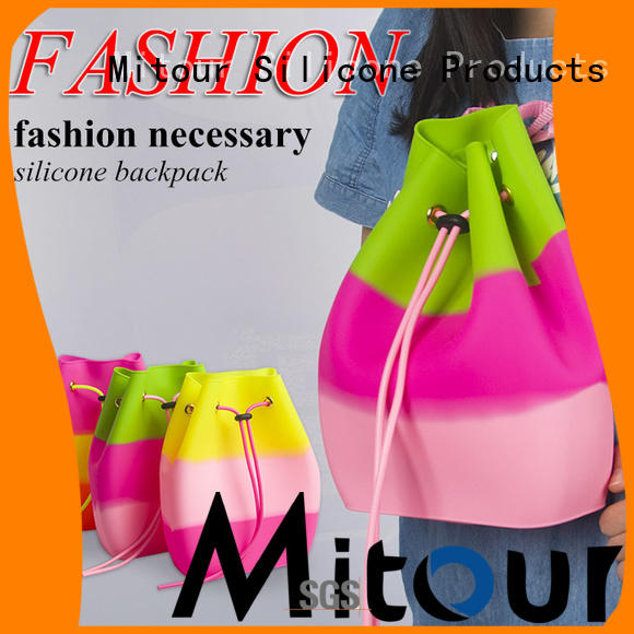 Mitour Silicone Products wholesale silicone shoulder bag beach for school