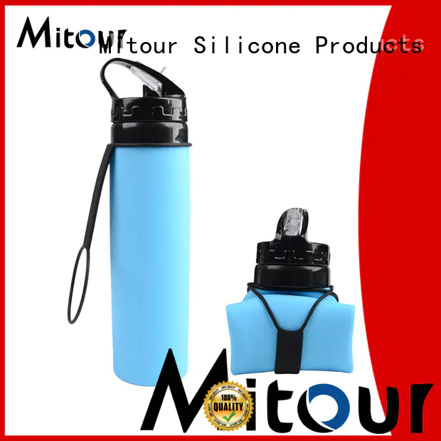 portable straight kettle collapsible camping kettle Mitour Silicone Products manufacture