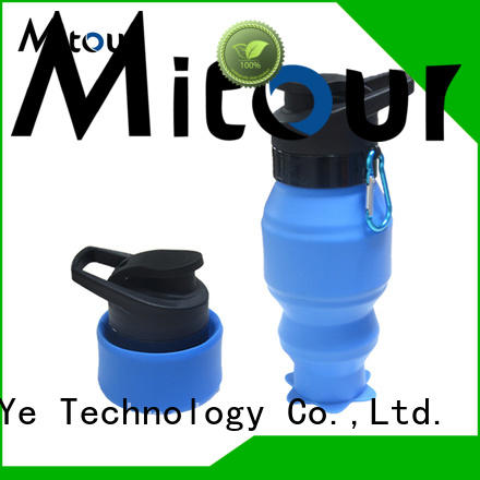 Mitour Silicone Products eco glass water bottle for wholesale for water storage