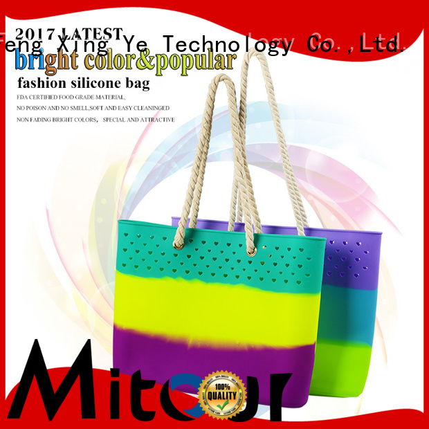 Mitour Silicone Products shoulder tote handbag tote for girls