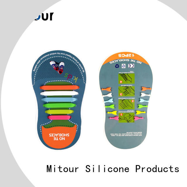 Mitour Silicone Products silicone best no tie shoelaces Supply for child