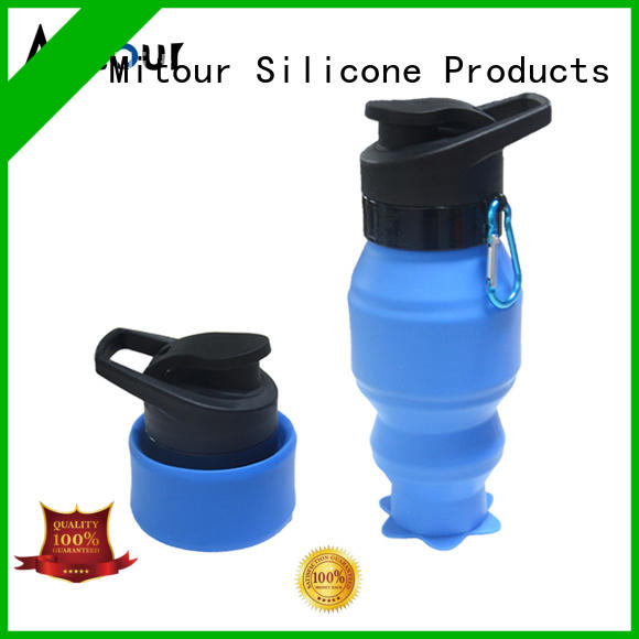 silicone foldable bottle for water storage Mitour Silicone Products