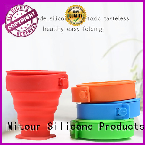 Mitour Silicone Products kettle silicone folding water bottle bulk production for water storage