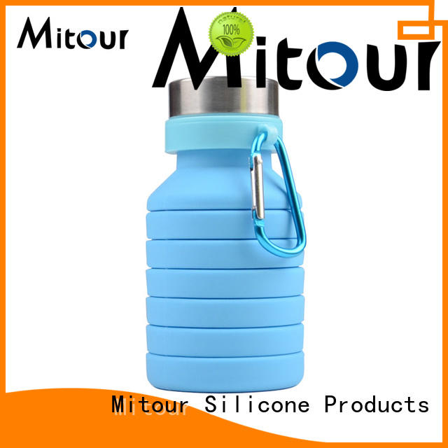 Mitour Silicone Products folding bottle silicone camouflage for water storage