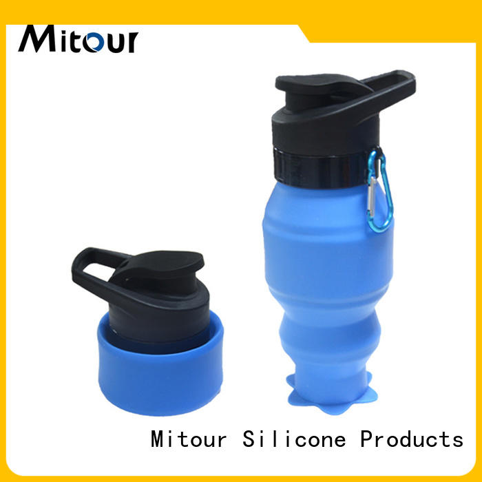 Mitour Silicone Products eco glass water bottle for wholesale for water storage