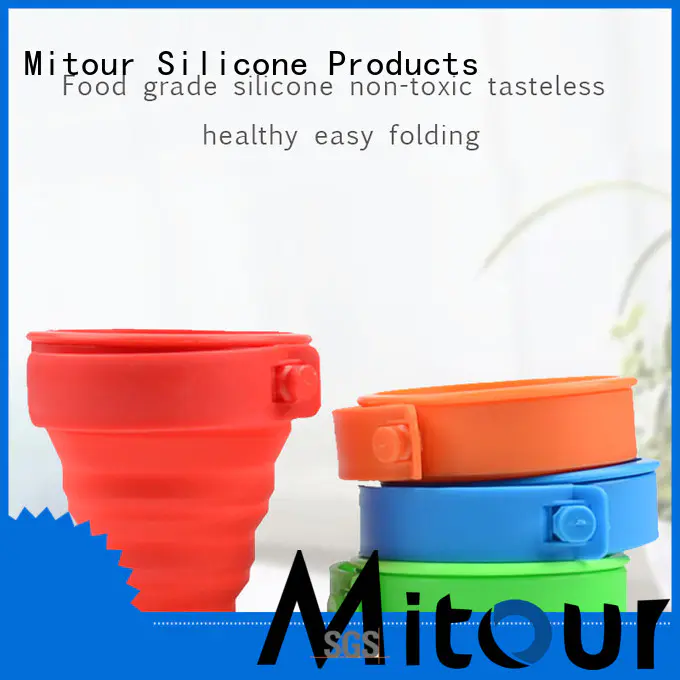 Mitour Silicone Products folding silicone roll bottle for children