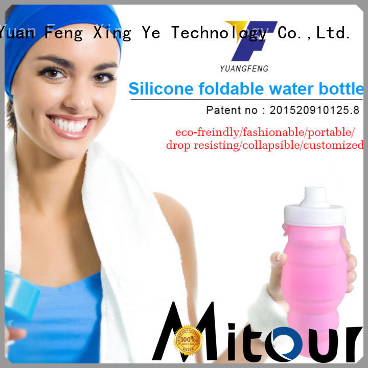 Mitour Silicone Products straight silicone squeeze bottle bulk production for water storage