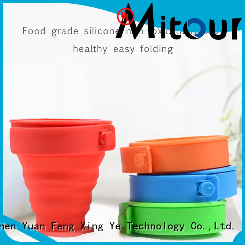 Mitour Silicone Products portable foldable silicone bottle for children