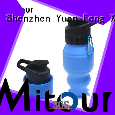 collapsible silicone bottle sleeve sports for wholesale for water storage
